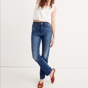 Madewell slim high rise boy jean